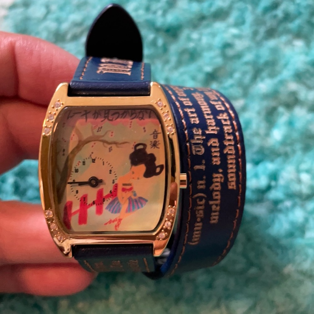 Harajuku Lovers double band watch